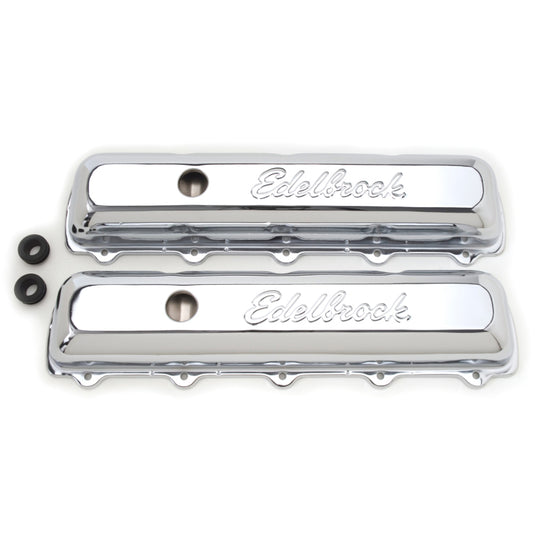 Edelbrock Valve Cover Signature Series Oldsmobile 350-455 CI V8 Chrome