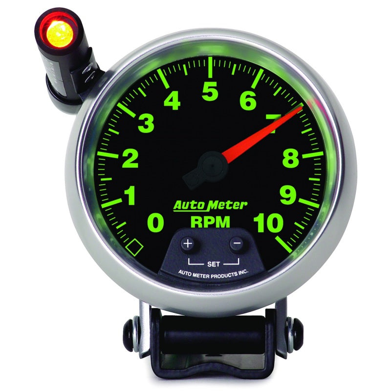 Autometer GS Quick Lite 3 3/4in 10k RPM Pedestal Tachometer