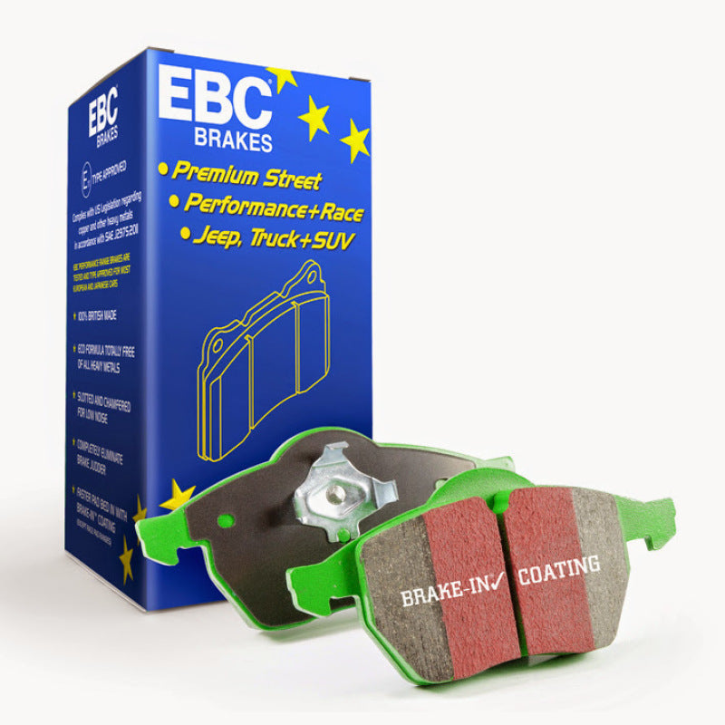 EBC 00 Volkswagen Eurovan 2.8 (ATE) with Wear Leads Greenstuff Rear Brake Pads