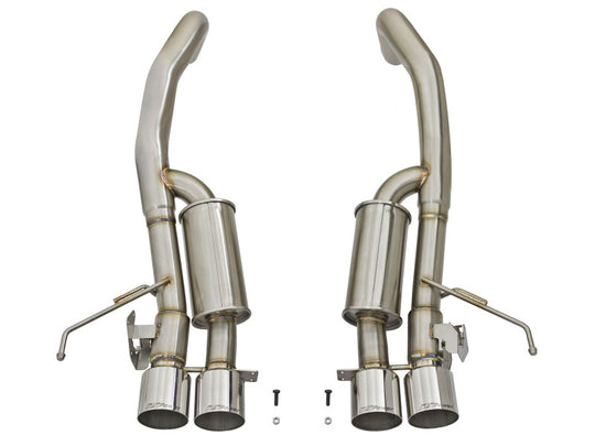 aFe MACHForce XP 3in-2 1/2in Axle Back 304SS Exhaust w/ Polished Tips 15-17 Chevy Corvette Z06