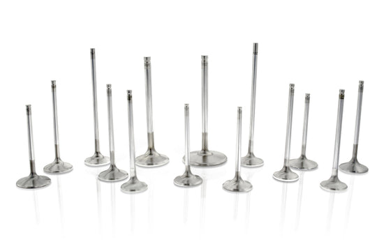 Ferrea Chevrolet BB 1.88in 3/8in 5.4in 22 Deg Tulip Flo Competition Plus Exhaust Valve - Set of 8