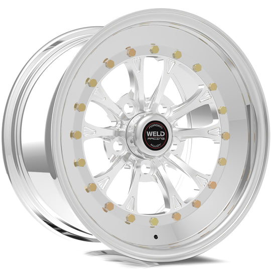 Weld Vitesse 15x4 / 5x4.5 BP / 1.5in. BS Polished Wheel - Non-Beadlock