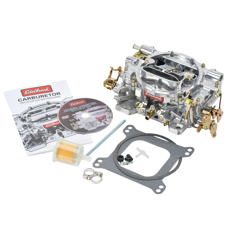 Edelbrock Carburetor Performer Series 4-Barrel 750 CFM Manual Choke Satin Finish