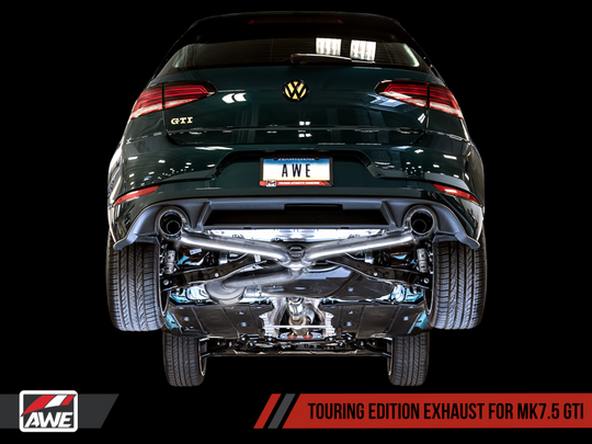 AWE Tuning Volkswagen GTI MK7.5 2.0T Touring Edition Exhaust w/Diamond Black Tips 102mm