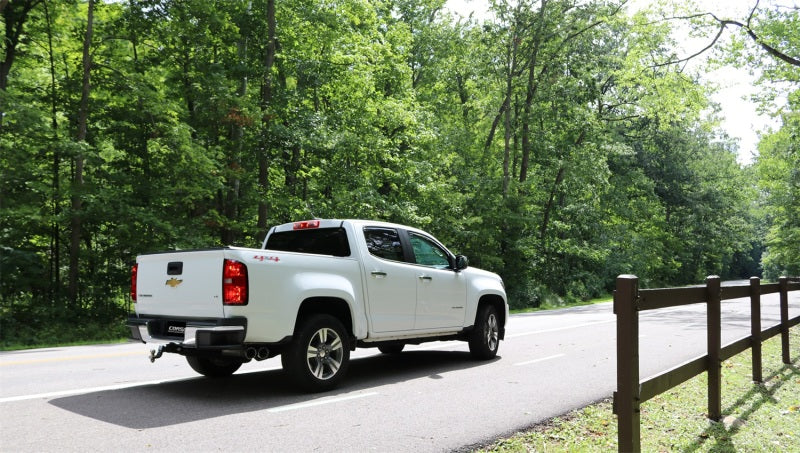 Corsa 2017-22 Chevrolet Colorado 3.7L Extended Cab Sport Cat-Back System Single Rear Exit BlackTips