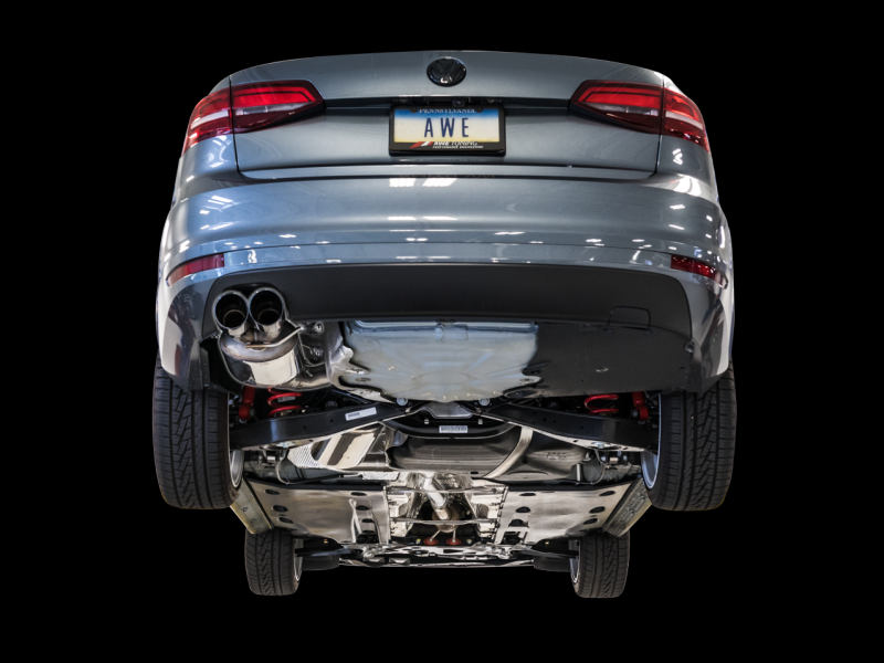 AWE Tuning 09-14 Volkswagen Jetta Mk6 1.4T Touring Edition Exhaust - Diamond Black Tips