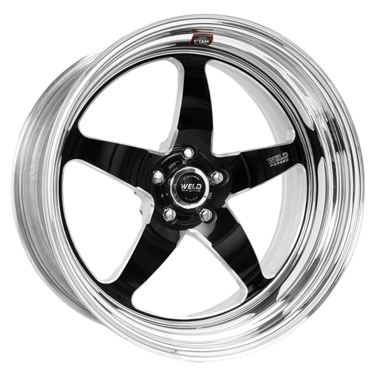 Weld S71 20x9 / 5x4.75 BP / 5.3in. BS Black Wheel (High Pad) - Non-Beadlock