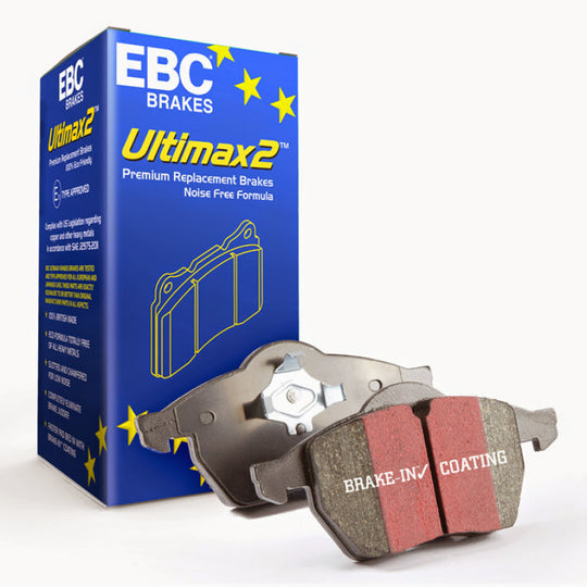 EBC 11+ Fiat 500 1.4 (ATE Calipers) Ultimax2 Rear Brake Pads