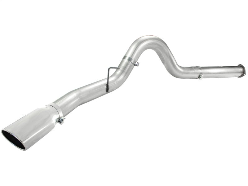 aFe Atlas 5in DPF-Back Aluminized Steel Exh Sys, Ford Diesel Trucks 11-14 v8-6.7L (td) Polished tip