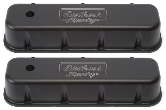 Edelbrock Valve Cover Victor Series Chevrolet 1965 and Later 396-502 V8 Tall Black