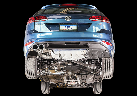AWE Tuning VW MK7 Golf SportWagen Touring Edition Exhaust w/Chrome Silver Tips (90mm)