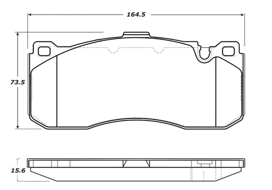 StopTech Street Touring 08-09 BMW 128i/135i Coupe Front Brake Pads