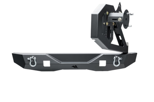 Rugged Ridge 07-18 Jeep Wrangler (JK/JKU) XOR Rear Bumper w/Swing Out Tire Carrier - Tex. Blk