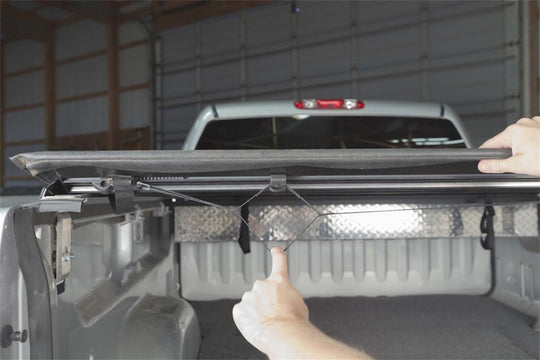 Access Lorado 04-15 Titan Crew Cab 5ft 7in Bed (Clamps On w/ or w/o Utili-Track) Roll-Up Cover