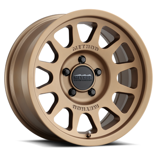 Method MR703 17x8.5 0mm Offset 5x5 71.5mm CB Method Bronze Wheel