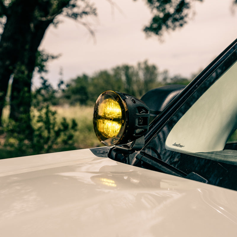 Rigid Industries 2021 Ford Bronco A-Pillar Light Mount Kit (Incl. 4In 360-Series Drive)