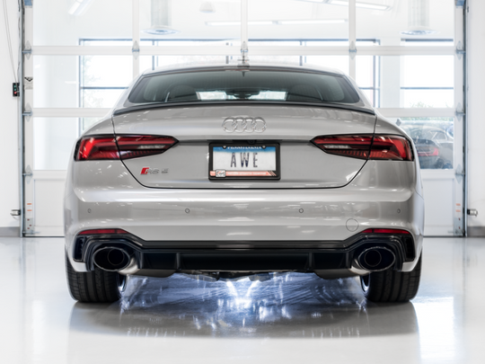 AWE Tuning Audi B9 RS5 Touring Edition Exhaust - w/ Diamond Black RS Tips