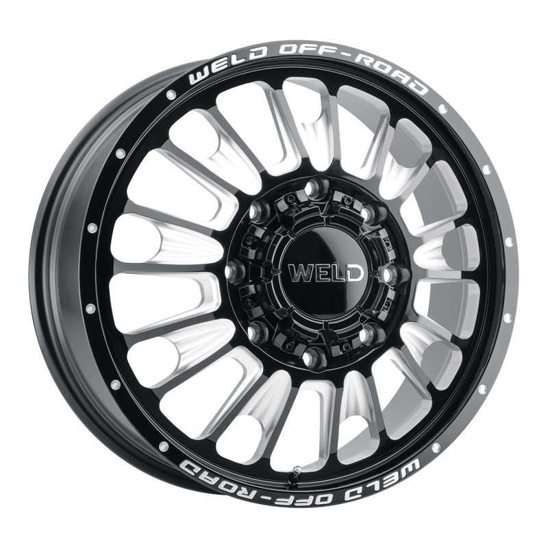 Weld Off-Road W121 20X8.25 Scorch Outer 8X200 ET-227 BS-4.17 Gloss Black MIL 142.2