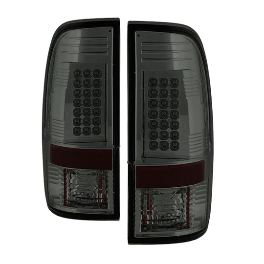 Spyder Ford Super Duty 08-15 LED Tail Lights Smoke ALT-YD-FS07-LED-SM