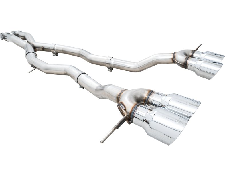 AWE Track Edition Catback Exhaust for BMW G8X M3/M4 - Chrome Silver Tips