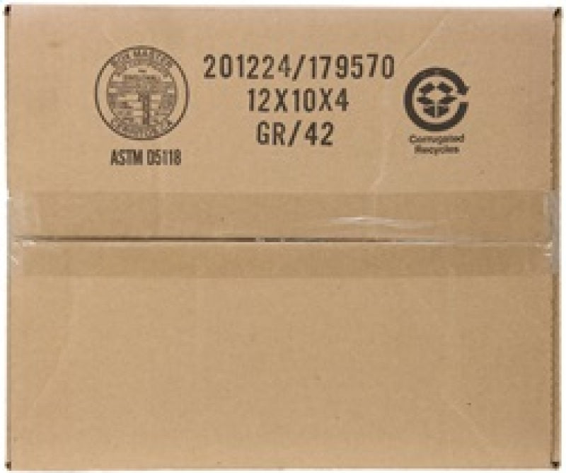 K&amp;N Universal Plenum 11.89in L x 9in Dia x 4.75in H - Black