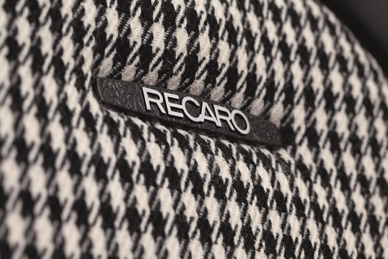 Recaro Classic LX Seat - Black Leather/Classic Checkered Fabric