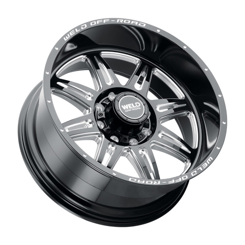 Weld Cheyenne W132 Series 20x10 / 8x170 BP / -18 Offset / 4.75 BS / 125.1 Bore - Gloss Black MIL