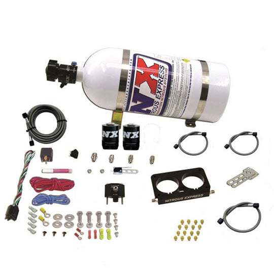 Nitrous Express 96-04 Ford Mustang Cobra 4 Valve (Stock TB) Nitrous Kit (50-300HP) w/10lb Bottle