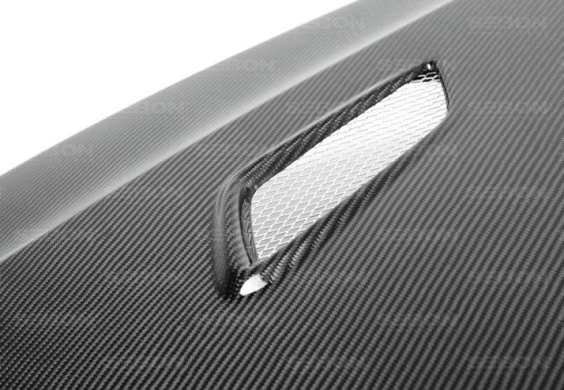 Seibon 12-13 Honda Civic 2Dr MG-Style Carbon Fiber Hood