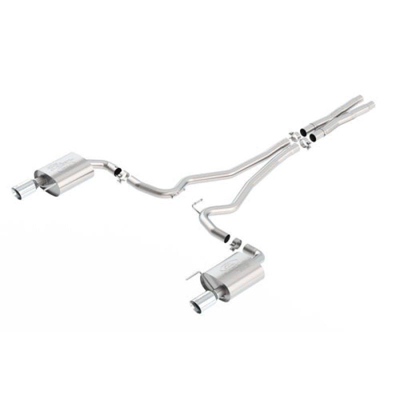 Ford Racing 2015 Mustang 5.0L Sport Cat-Back Exhaust System Chrome (No Drop Ship)