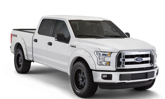 Bushwacker 18-19 Ford F-150 Pocket Style Flares 4 pc - Oxford White