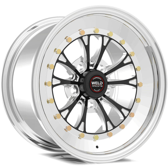 Weld Vitesse 15x10 / 5x4.5 BP / 5.5in. BS Black Wheel - Non-Beadlock