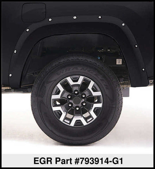 EGR 2017 Ford Super Duty Bolt-On Look Color Match Fender Flares - Set - Shadow Black