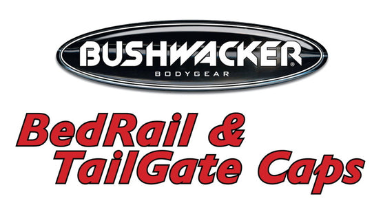 Bushwacker 07-13 Chevy Silverado 1500 Fleetside Bed Rail Caps 69.3in Bed - Black