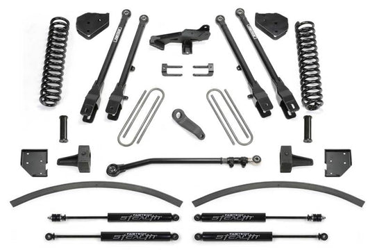 Fabtech 17-21 Ford F250/F350 4WD Diesel 8in 4Link Sys w/Coils & Stealth Shks