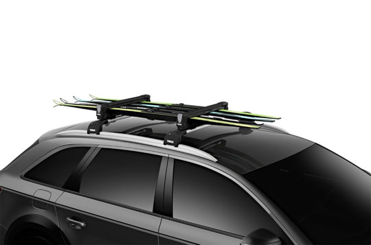 Thule SnowPack L Ski/Snowboard Rack - Black (Up to 6 Pair Skis/4 Snowboards)