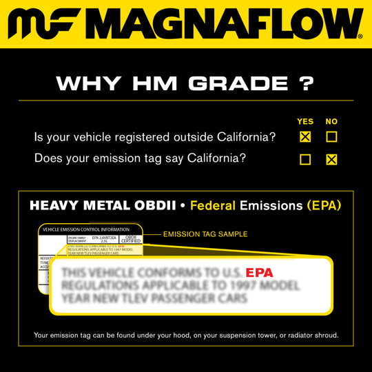 MagnaFlow Conv DF 99-03 Lexus RX300/01-03 Toyota Highlander 3.0L D/S *NOT TO BE SOLD IN CALIFORNIA*