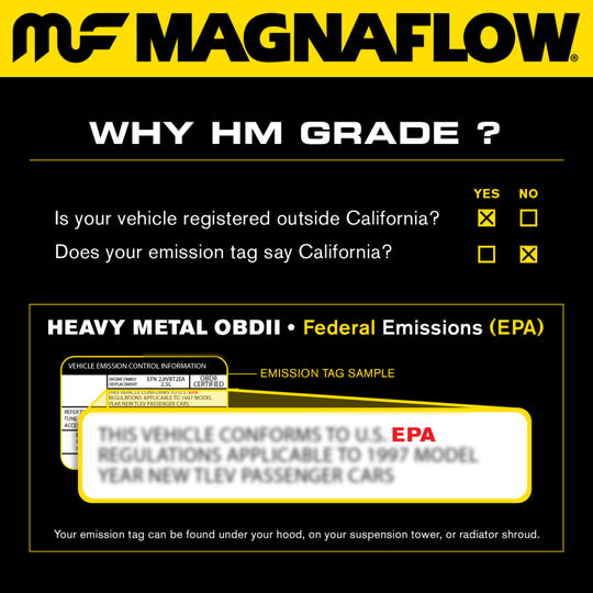 MagnaFlow Conv DF 05-07 4Runner Passenger Side Rear