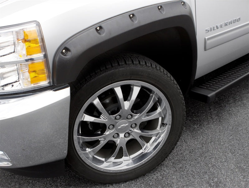 Lund 15-17 GMC Canyon (5ft. Bed) RX-Rivet Style Smooth Elite Series Fender Flares - Black (4 Pc.)