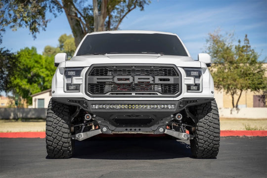 Addictive Desert Designs 17-20 Ford F-150 Raptor Rock Fighter Frame Cut Front Bumper