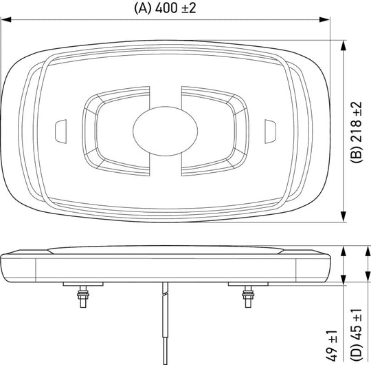 Hella L/Bar Mini 16In Led (Mv Mag Amber)