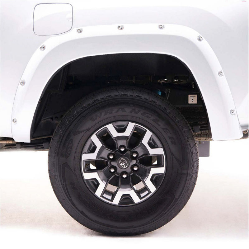 EGR 16+ Nissan Titan XD Bolt-On Look Color Match Fender Flares - Set - Liquid Platinum Metallic