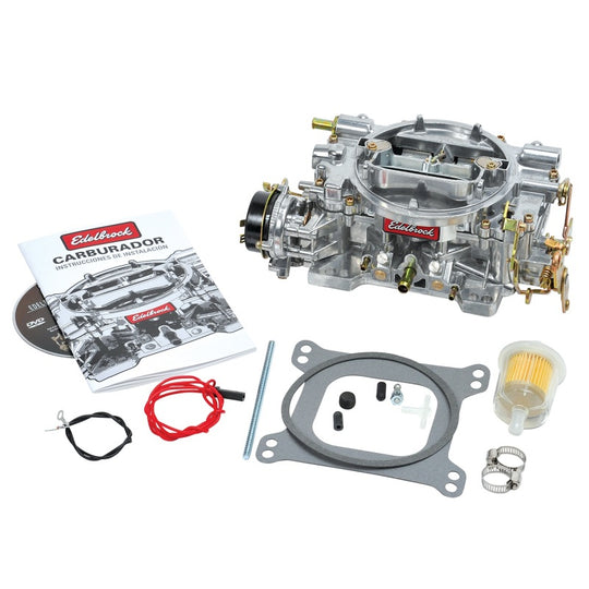 Edelbrock Carburetor Performer Series 4-Barrel 750 CFM Electric Choke Satin Finish