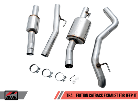 AWE Tuning 20-21 Jeep Gladiator JT 3.6L Trail Edition Cat-Back Exhaust