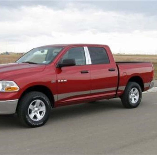 Putco 09-18 Ram 1500 Quad Cab 8ft - 5.5in Wide - 12pcs (w/o Factory Flares) SS Rocker Panels