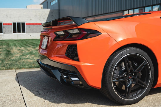 Corsa 2020-24 Corvette C8 3in Xtreme Cat-Back Exhaust 4.5in Black Quad Tips - Deletes stock AFMValve