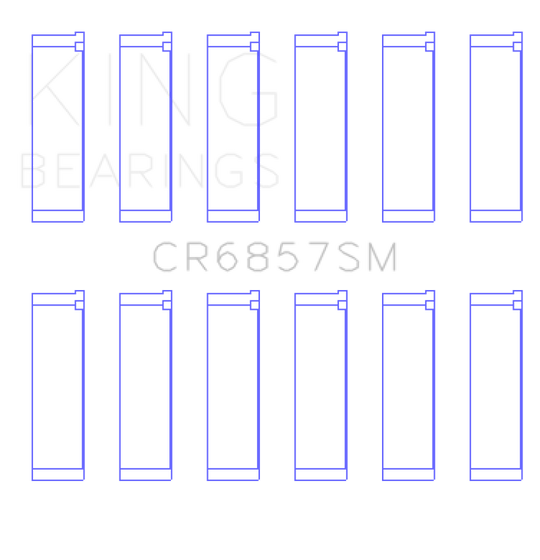 King Chrysler Pentastar 3.6L ERB V6 (Size STD) Connecting Rod Bearing Set