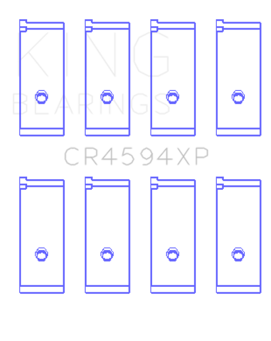 King Suzuki M16A (Size .026) Connecting Rod Bearings (Set of 4)