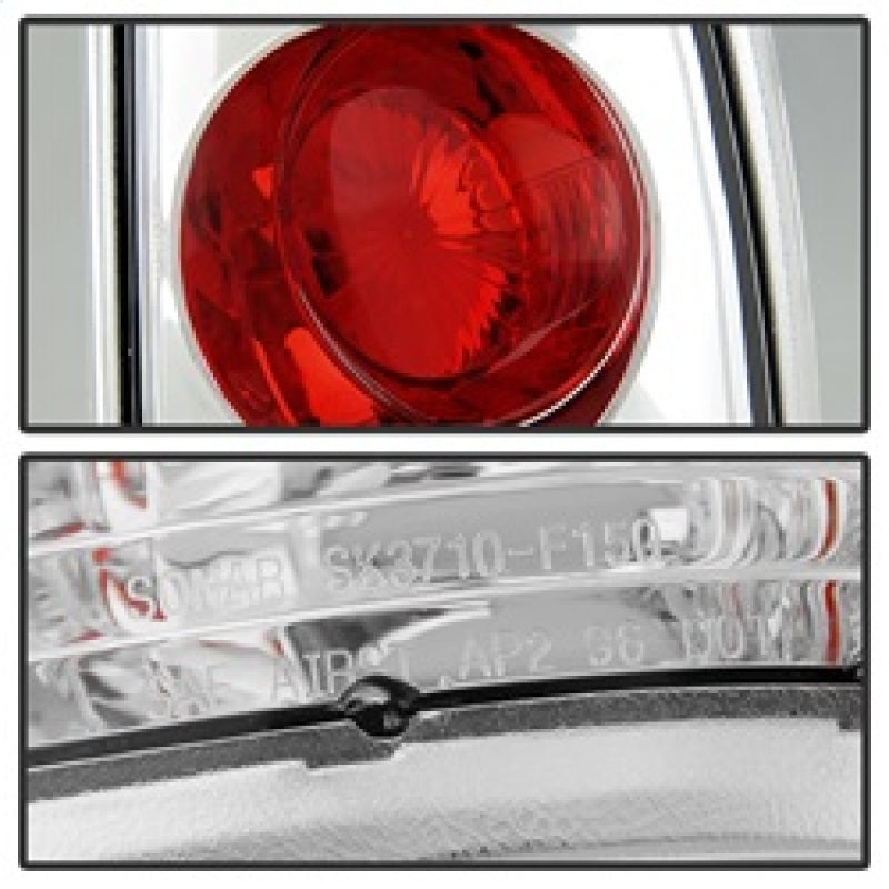 Spyder Ford F150 side 97-03/F250/350/450/550 Super Duty 99-07 Euro Tail Lights Chrm ALT-YD-FF15097-C