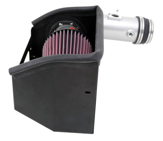 K&amp;N 13 Subaru BRZ 2.0L / 13 Scion FR-S 2.0L Silver 69 Series Typhoon Intake
